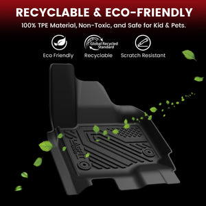 2025-2026 Ford Expedition Max 8 Seats Floor Mats TPE Material