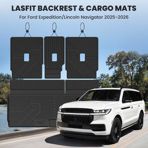 Fit for 2025-2026 Ford Expedition / Expedition Max Floor Mats or Seatback & Cargo Mats