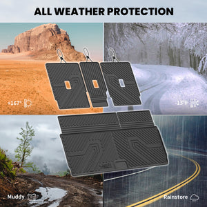 Fit for 2025-2026 Ford Expedition / Expedition Max Floor Mats or Seatback & Cargo Mats