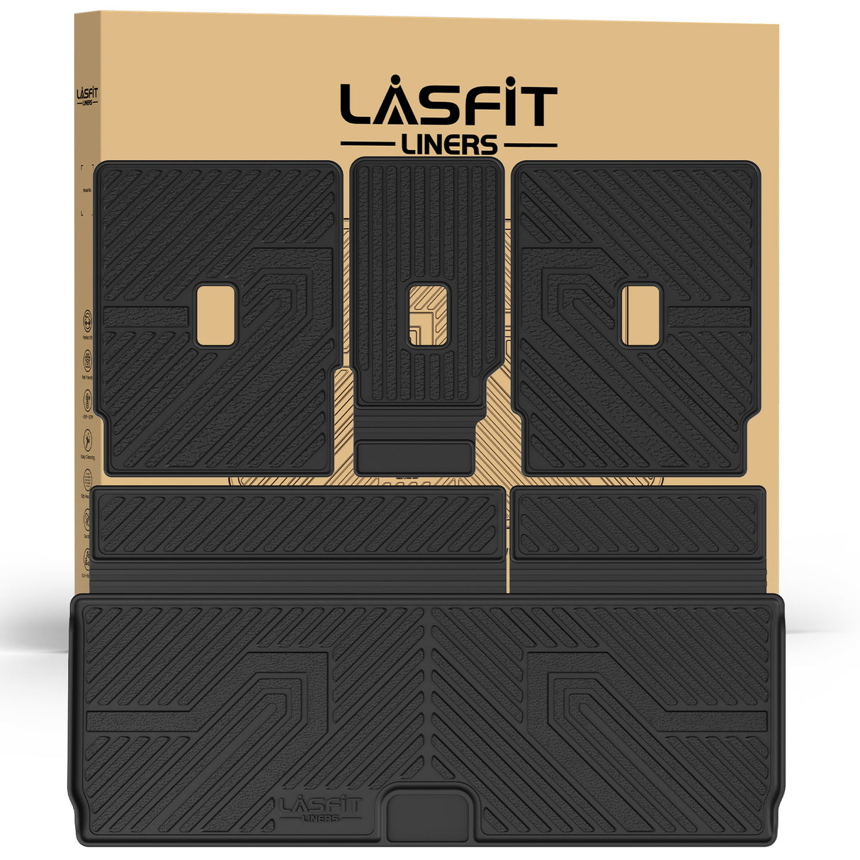 2025-2026 Ford Expedition Standard Seatback & Cargo Mats