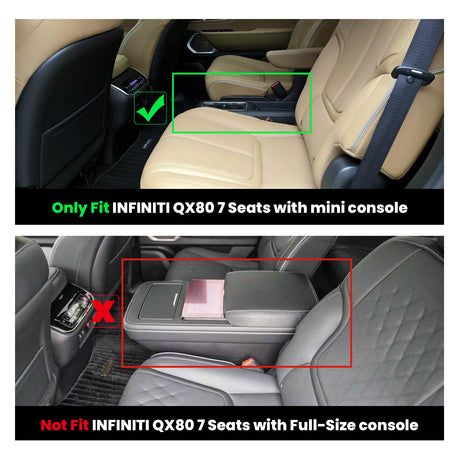 Fit for 2025-2026 Infiniti QX80 Floor Mats / Cargo Mat & Seatback Mats