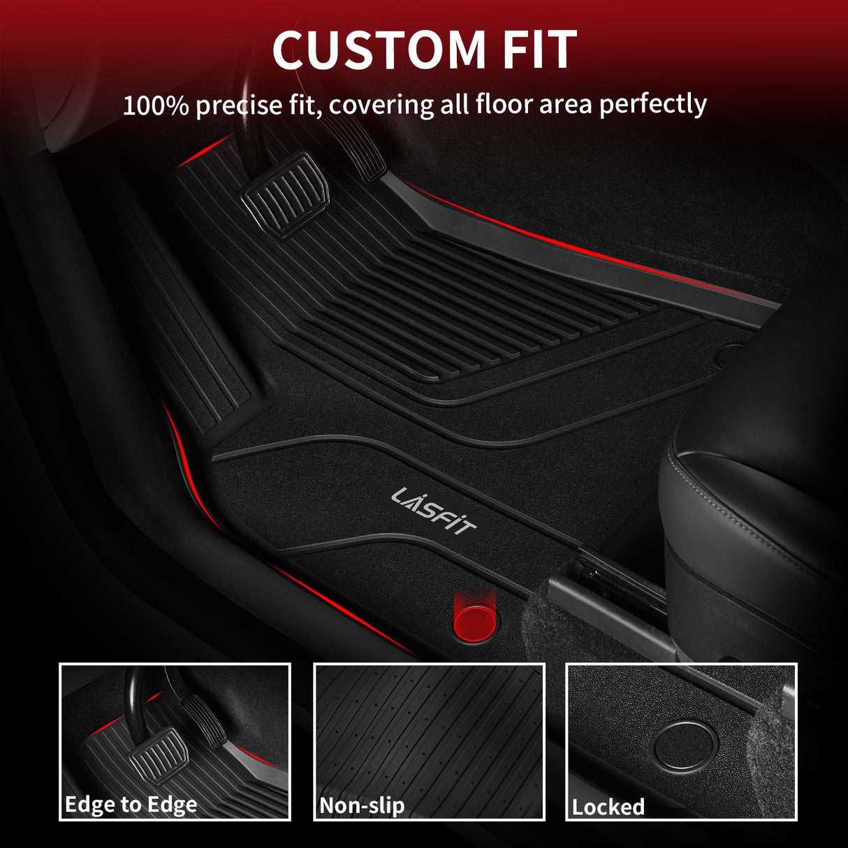 Fit for 2025-2026 Tesla Model S Floor Mats Custom Fit