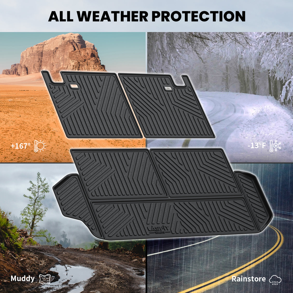 2025-2025 Toyota 4Runner Cargo Mats 