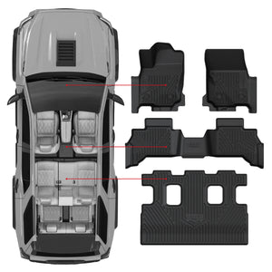 2025-2025 Toyota 4Runner Floor Mats 