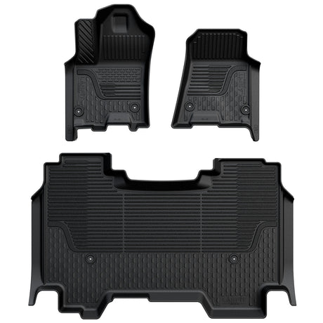 2025-2026 Ram 1500 All-weather Floor Mats With Bucket Seating Only, CrewCab, Without Storage