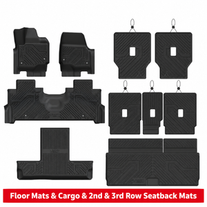 Fit for 2025-2027 Ford Expedition / Expedition Max Floor Mats or Seatback & Cargo Mats