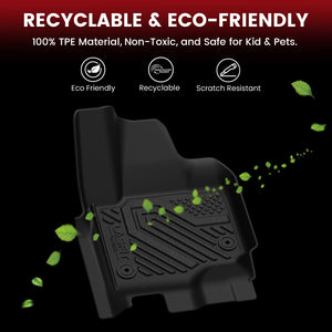 2024-2027 Ford Expedition 8 Seats Floor Mats & Seatback & Cargo Mats TPE Material