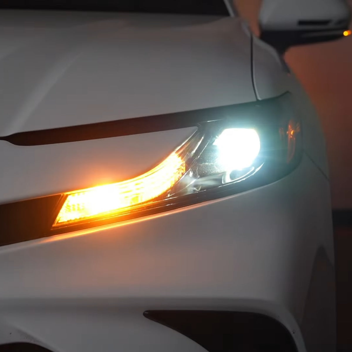 Lasfit 7443 LED front turn signal lights for 2025 Toyota Camry