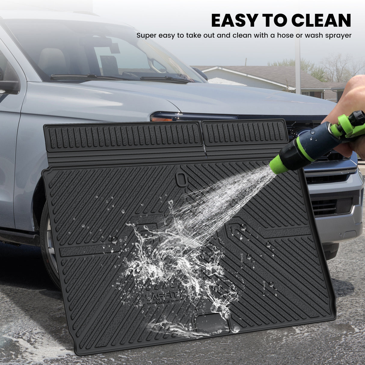 2025 Ford Expedition Max Cargo & Seatback Mats Easy to Clean
