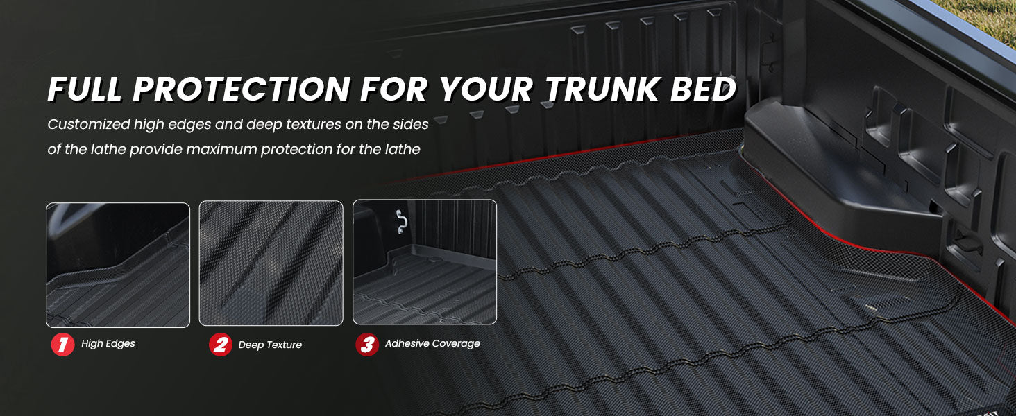 Custom fit floor mats for 2025 Ford Ranger