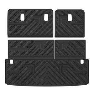 Fit for 2025 Nissan Armada TPE Floor Mats / Cargo Mat & Seatback Mats