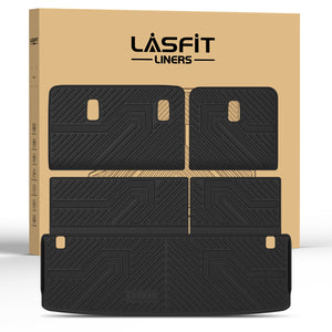 Fit for 2025 Nissan Armada TPE Floor Mats / Cargo Mat & Seatback Mats