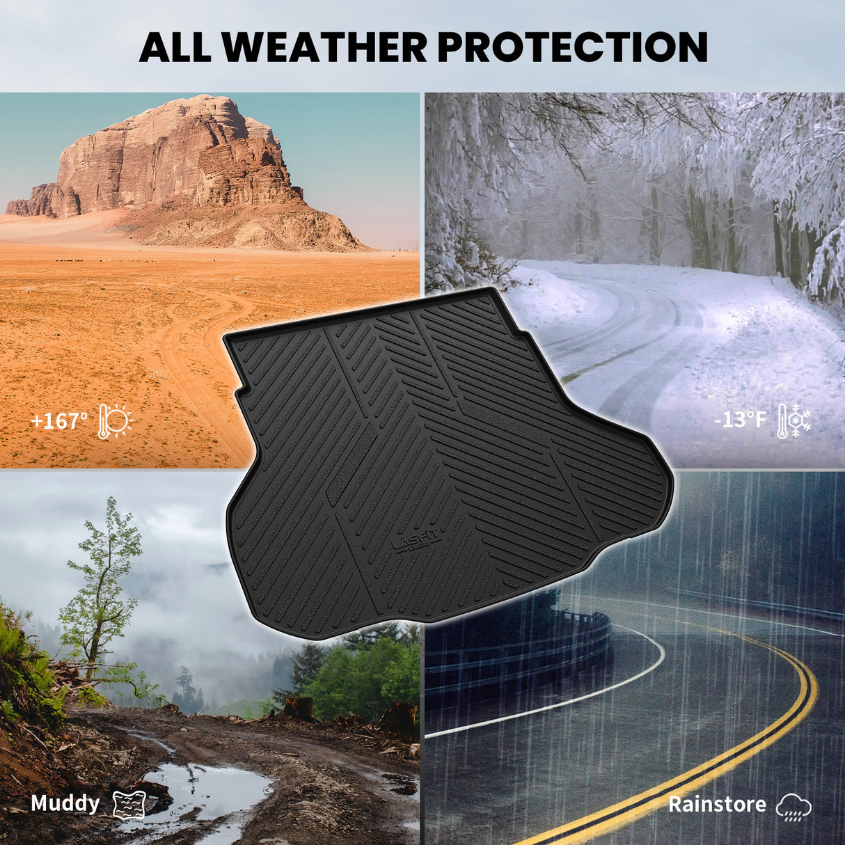 Fit for 2025 Kia K4 Floor Mats / Cargo Mat