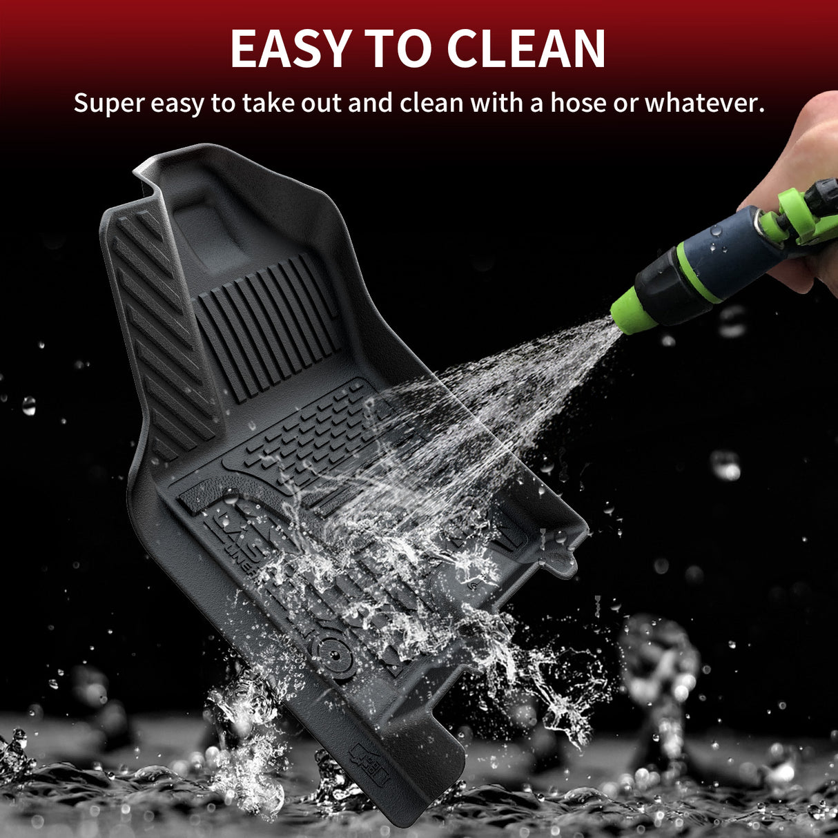 Easy to clean floor mats for 2025 ram 1500