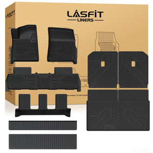 Fit for 2025 Rivian R1S Floor Mats & Cargo & Seatback & Tailgate Mats