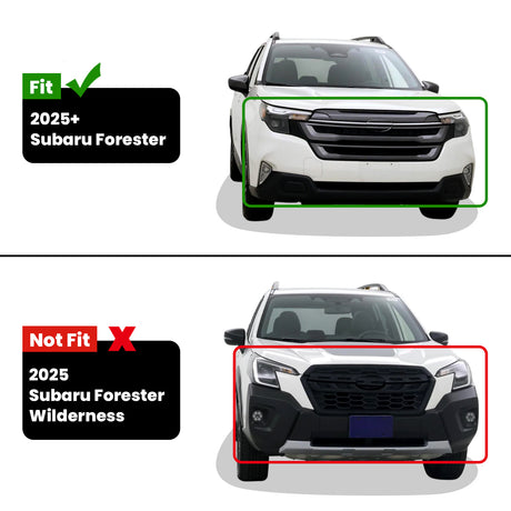 Fit for 2025 Subaru Forester Floor Mats / Cargo Mat / Seatback Mat, Not Fit Hybrid Model