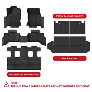 Fit for 2025 Toyota 4Runner (Include Hybrid) Floor Mats or Seatback/ Cargo Mat