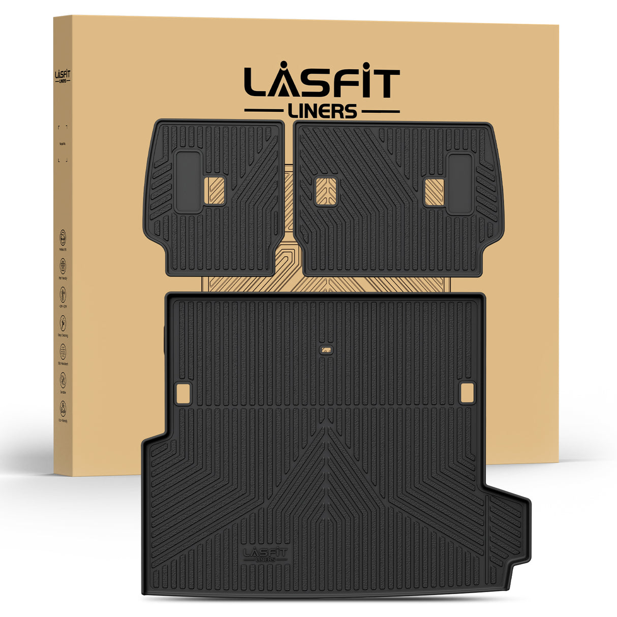 2025 Toyota 4Runner Backrest Carogo Mats 3