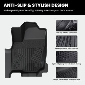 2025 Toyota 4Runner Hybrid Anti-slip Floor Mats and Seatback or Cargo Mat