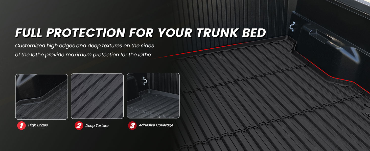 2024-2026 Toyota Tacoma custom-fit bed mat