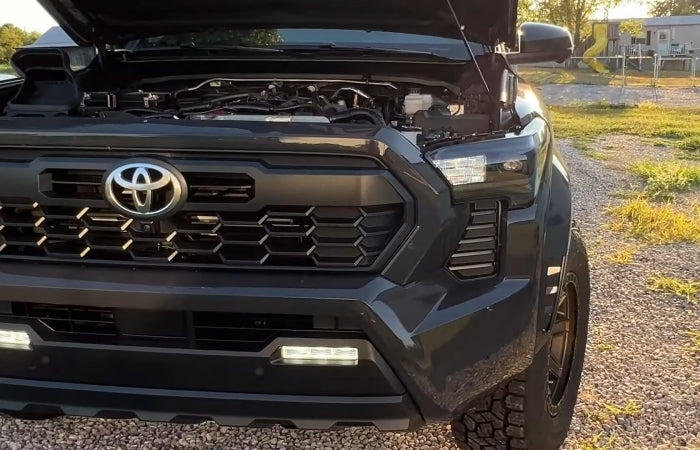 bright white front parking light for 2025 toyota tacoma