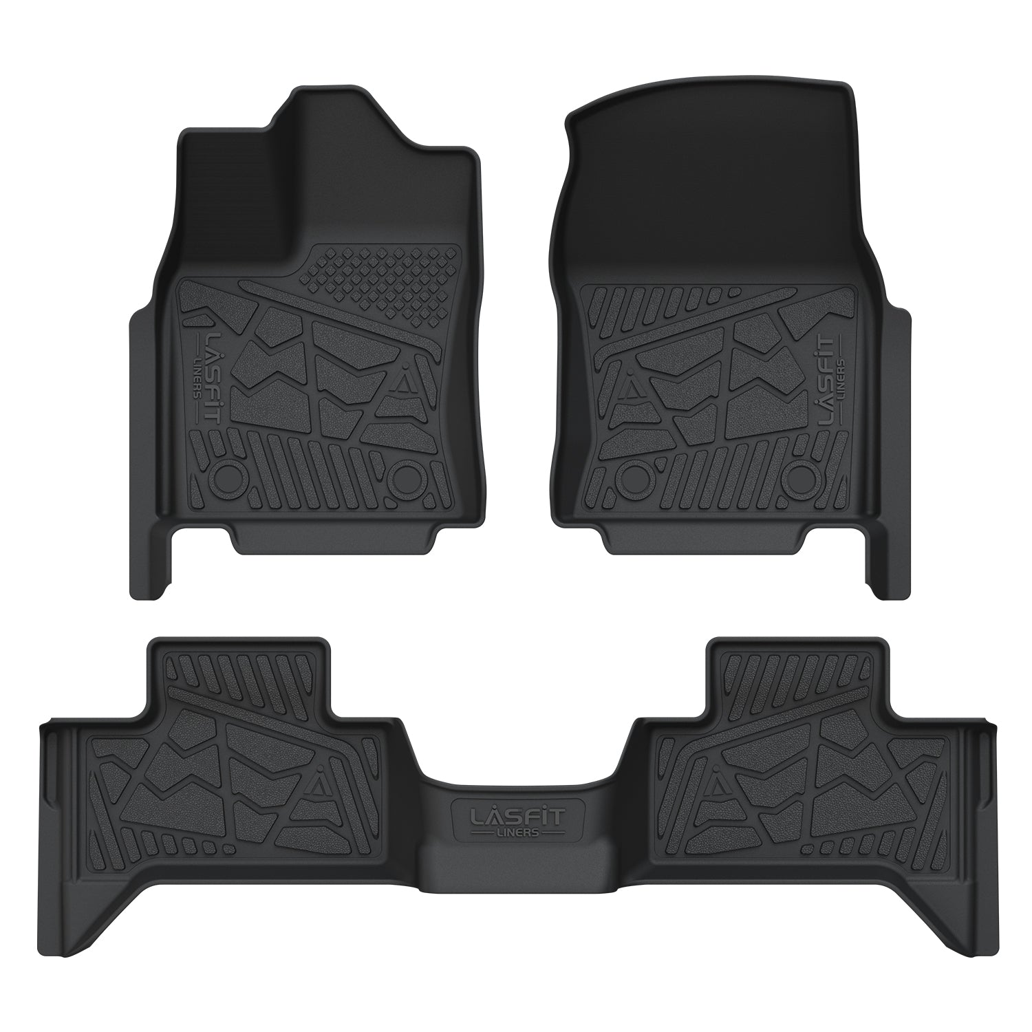 2022-2025 Toyota Tundra Floor Mats 1st & 2nd Row