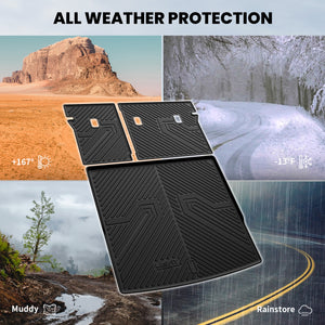 2025 Volkswagen Tiguan Seatback & Cargo Mats All Weather Protection