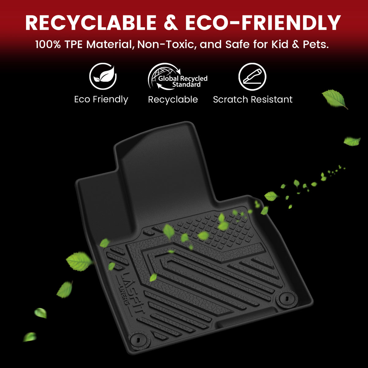 2026-2027 Kia Sportage Hybrid Floor Mats & Seatback & Cargo Mat TPE Material