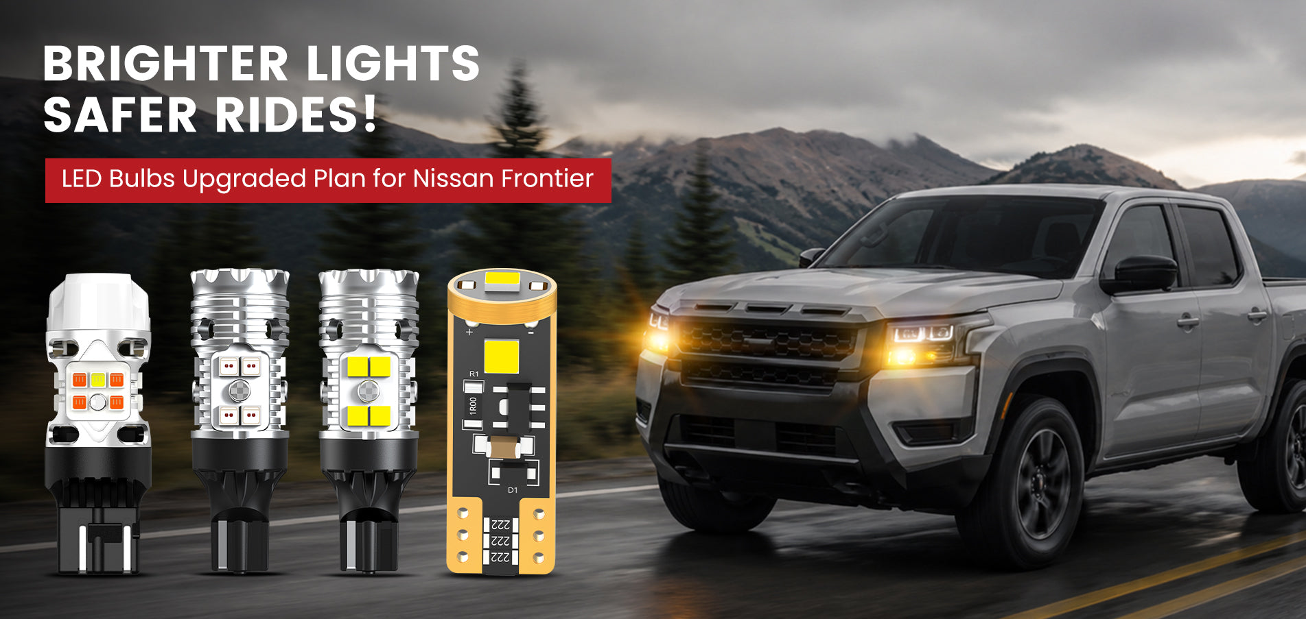 Lasfit LED Bulbs for 2026 Nissan Frontier