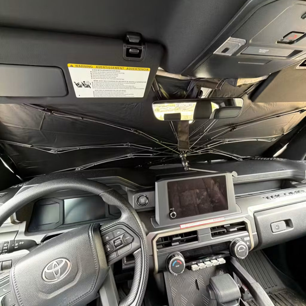 Custom-Fit Windshield Sun Shade Umbrella for 2016-2026 Toyota Tacoma