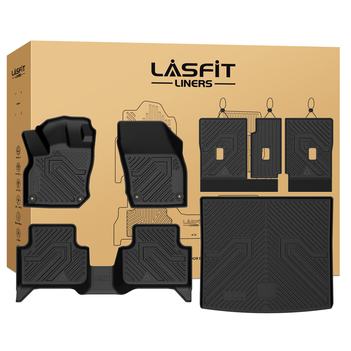 Fit for 2026 Audi Q3 Floor Mats & Seatback & Cargo Mats