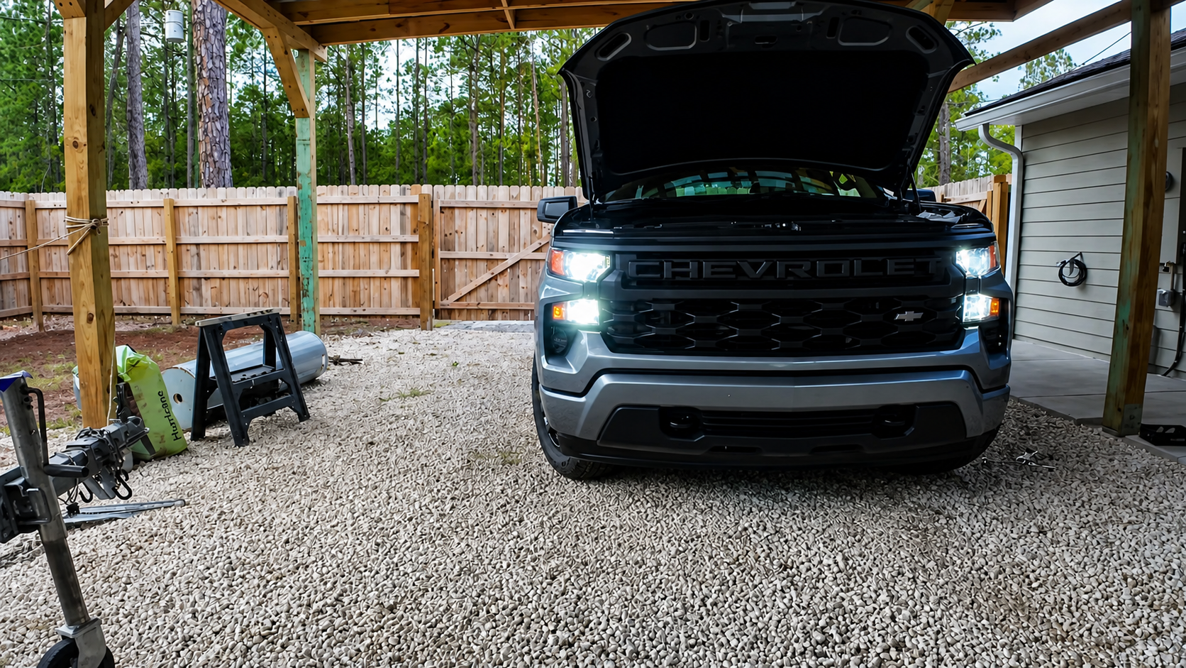 led bright and white headlights for 2026 chevy silverado super duty