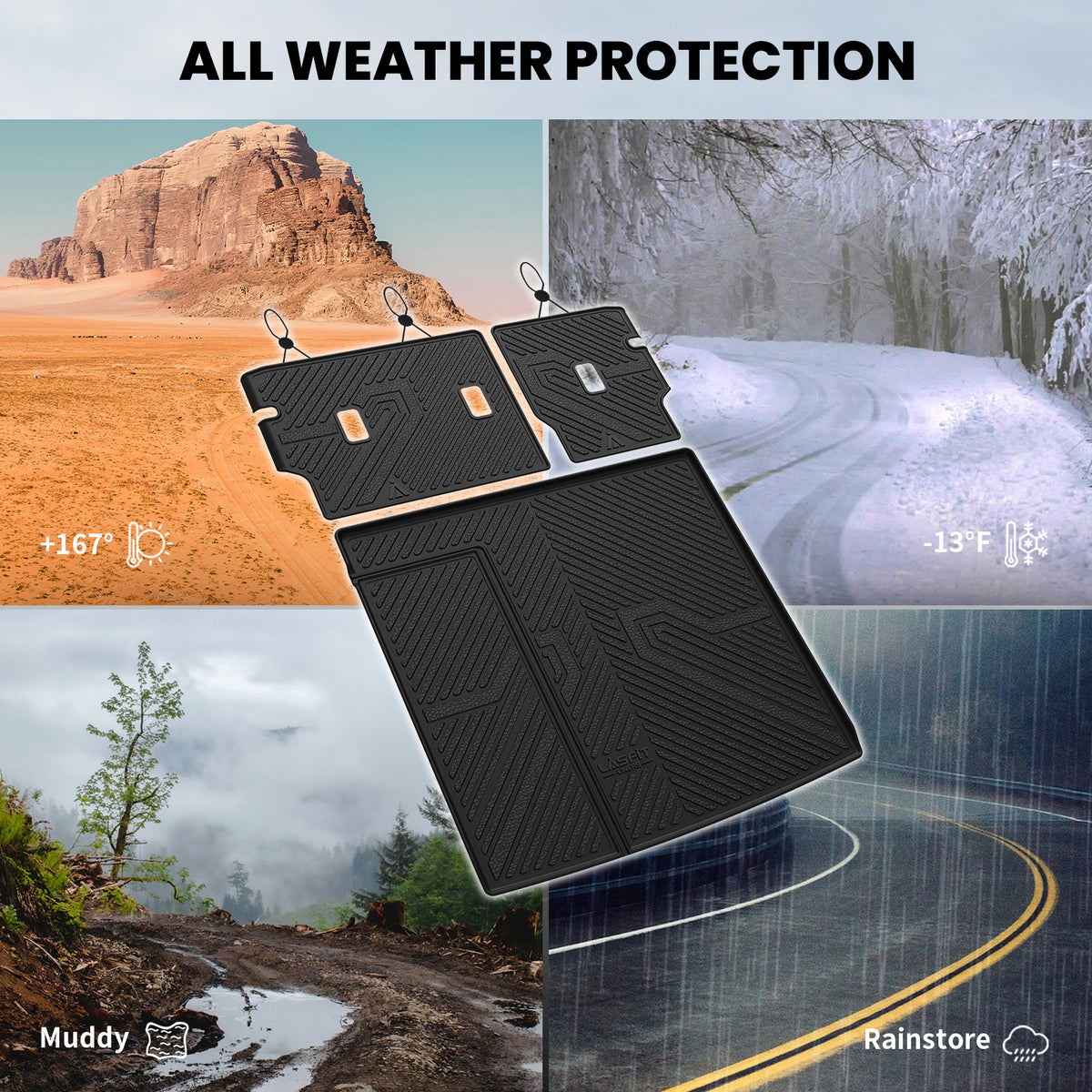 2026 Honda Passport Cargo Mat & Seatback Mat All Weather Protection