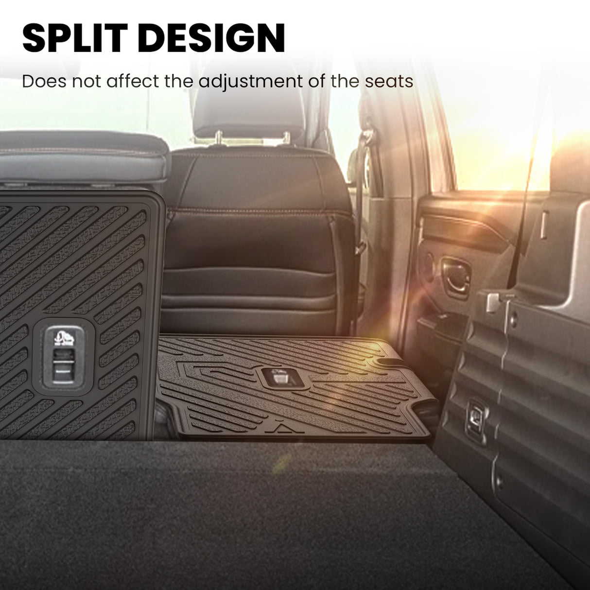 Fit for 2026 Honda Passport Seatback Mat Split Design