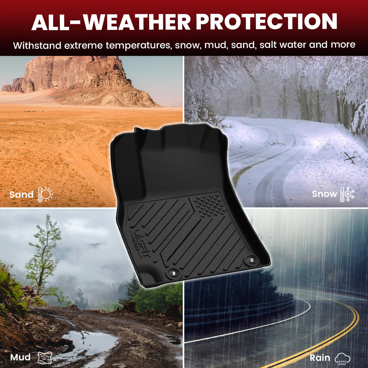 2026 Kia K4 Hatchback Floor Mats & Cargo Mat All Weather Mat
