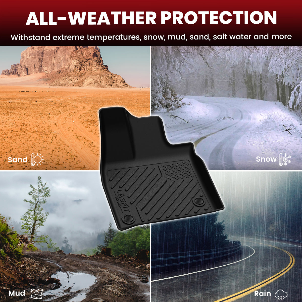 2026 Lexus ES Floor Mats & Cargo Mat, All Weather Protection