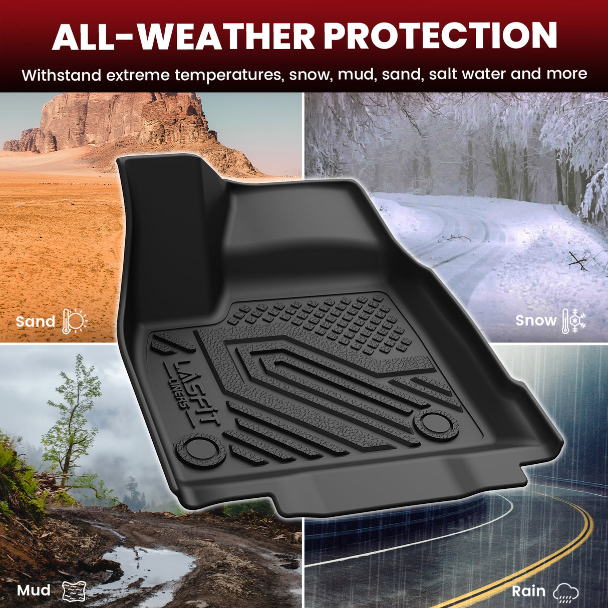 2026 Nissan Leaf Floor Mats & Seatback & Cargo Mats All Weather Protection