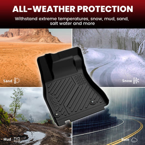 2026 Nissan Sentra 1st & 2nd Floor Mats & Cargo Mat All Weather Protection