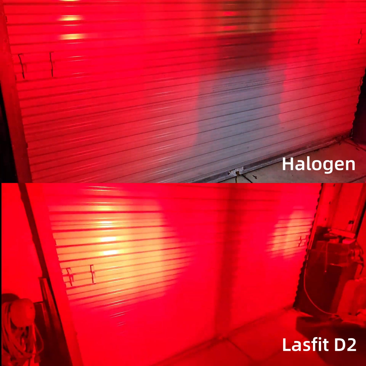 2026 Ram 1500 Big Horn 7443 rear turn signal/brake/tail light brightness comparison