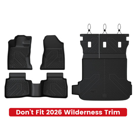 Fit for 2026 Subaru Outback Floor Mats & Seatback & Cargo Mats