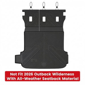 Fit for 2026 Subaru Outback Floor Mats or Seatback & Cargo Mats, Cargo Mat Fits Models Without Subwoofer Only