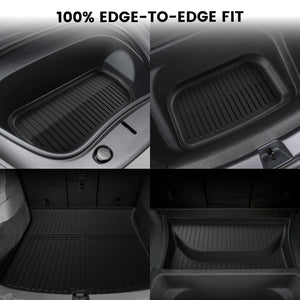 Fit for 2026 Tesla Model Y Floor Mats / Cargo / Frunk Liner / Trunk Well / Seatback Mats