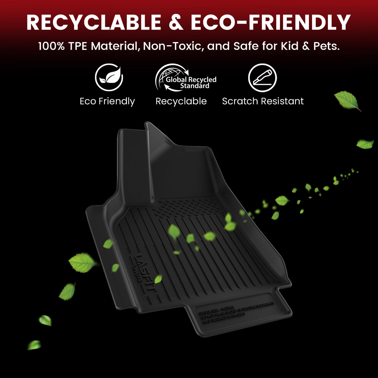 2026 Tesla Model Y AWD/RWD Floor Mats & Cargo & Frunk Liner & Trunk Well & Seatback Mats TPE Material