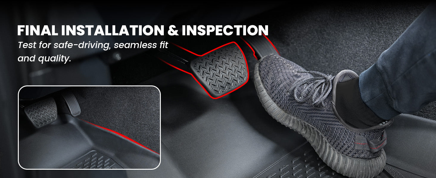 Final QC on 2026 Toyota RAV4 Floor Mats