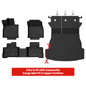 Fit for 2026 Toyota RAV4 Hybrid or RAV4 PHEV Floor Mats or Seatback & Cargo Mats