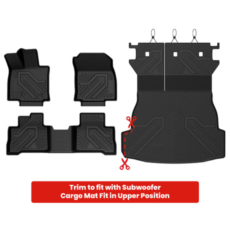 Fit for 2026 Toyota RAV4 Hybrid or RAV4 PHEV Floor Mats or Seatback & Cargo Mats
