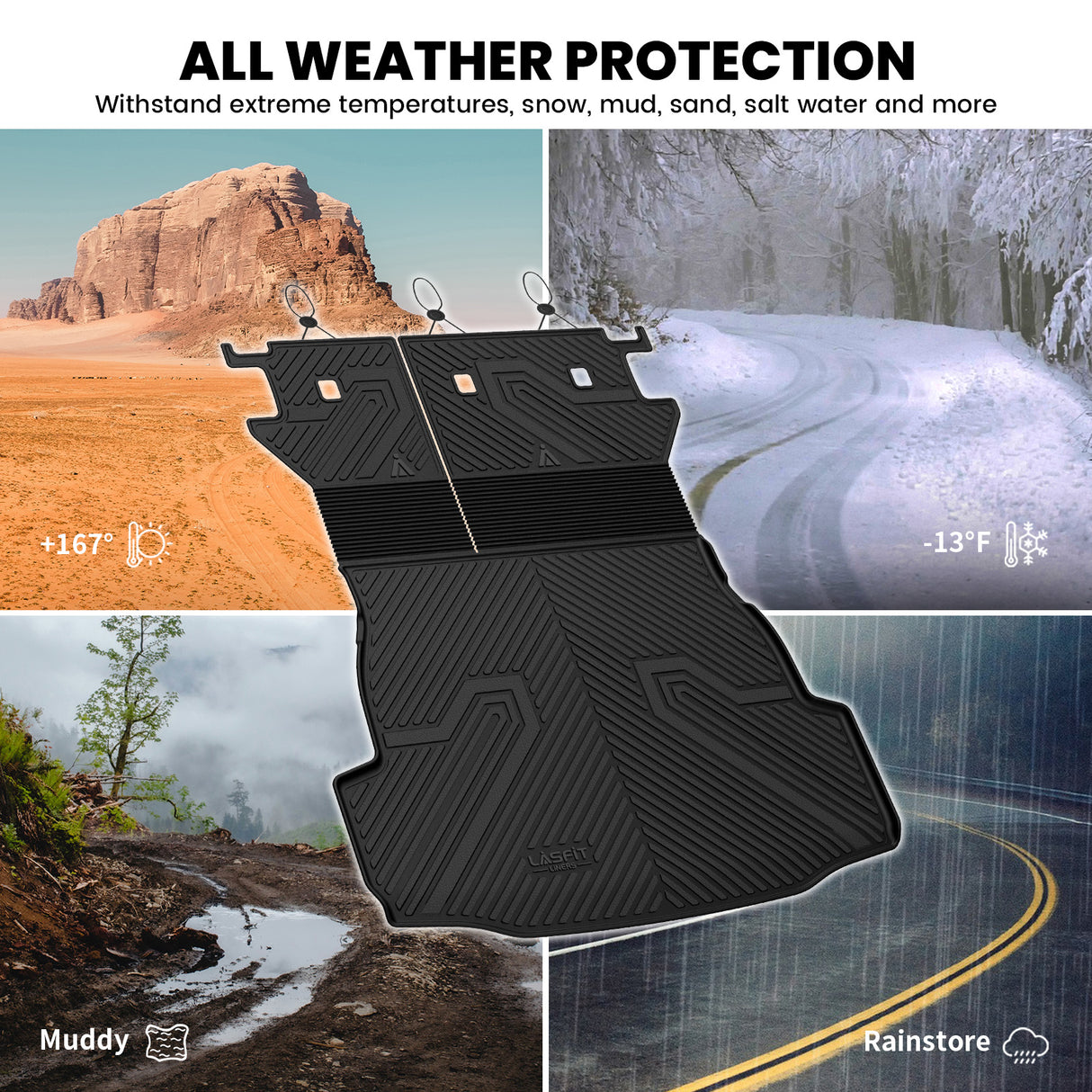 2026 Toyota RAV4 Hybrid PHEV Seatback & Cargo Mats All Weather Protection