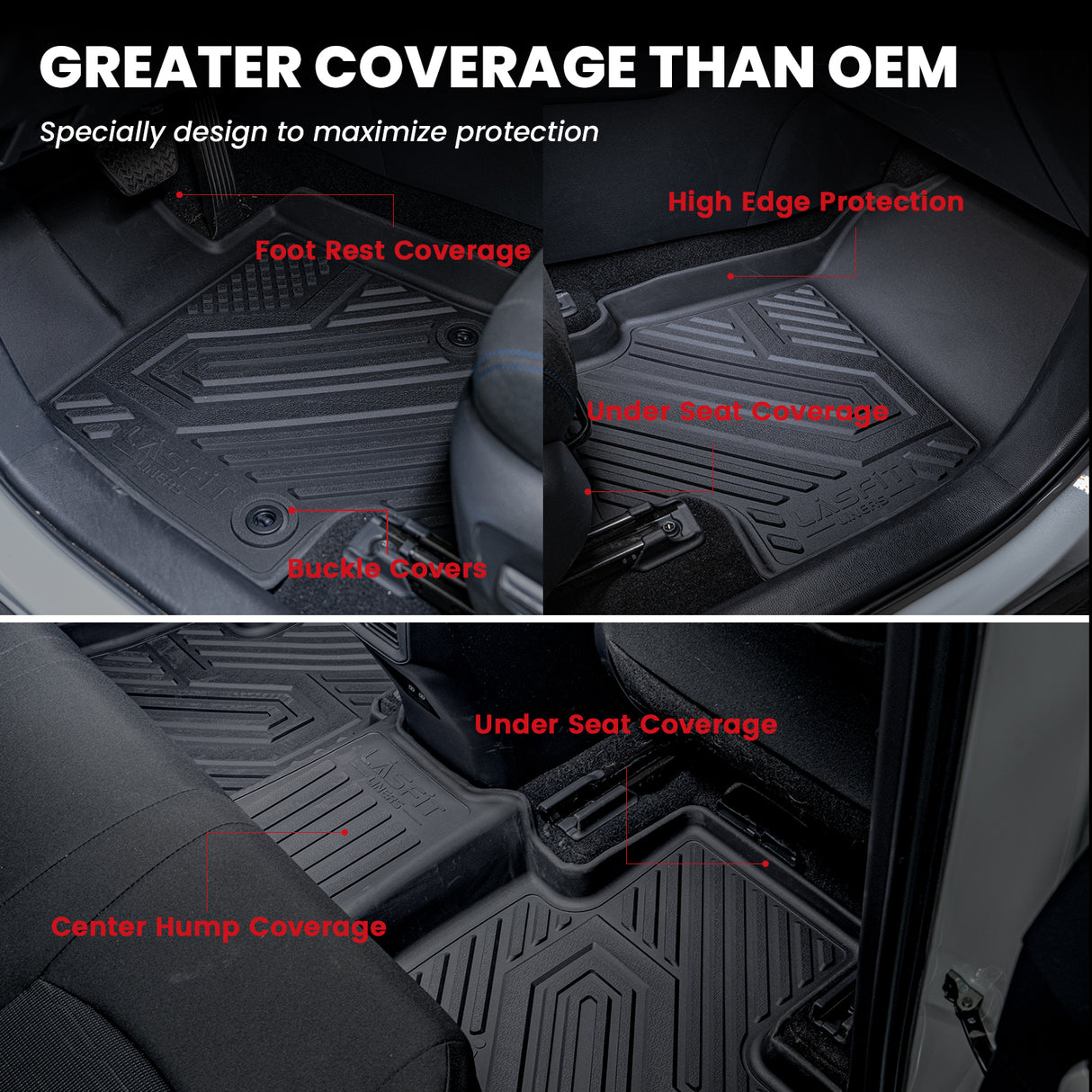 2026 Toyota RAV4 Hybrid PHEV Floor Mats or Seatback & Cargo Mats High Edge Protection