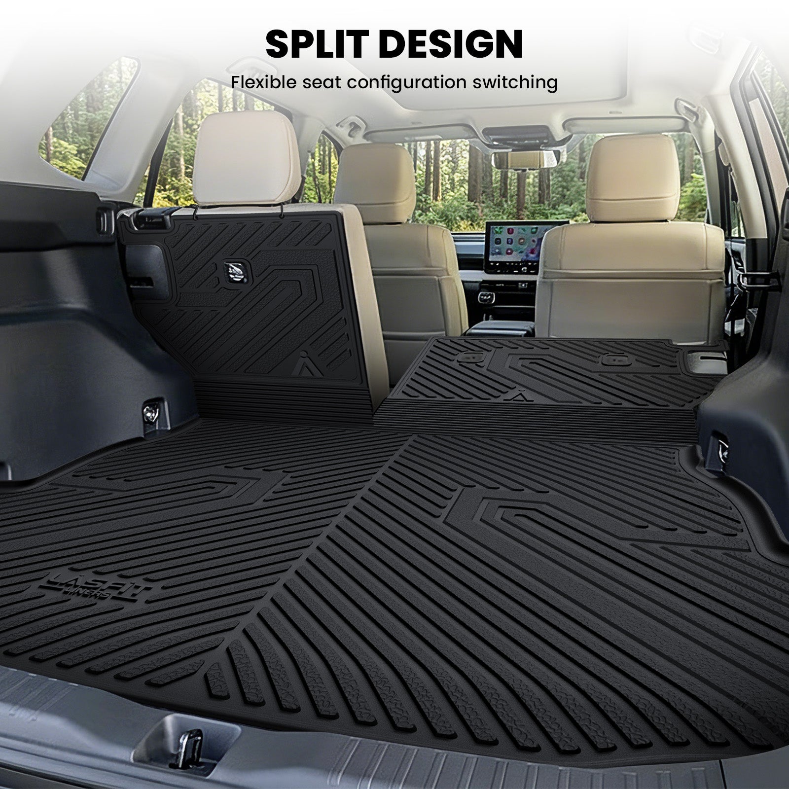 2026 Toyota RAV4 Hybrid PHEV Seatback & Cargo Mats Split Design
