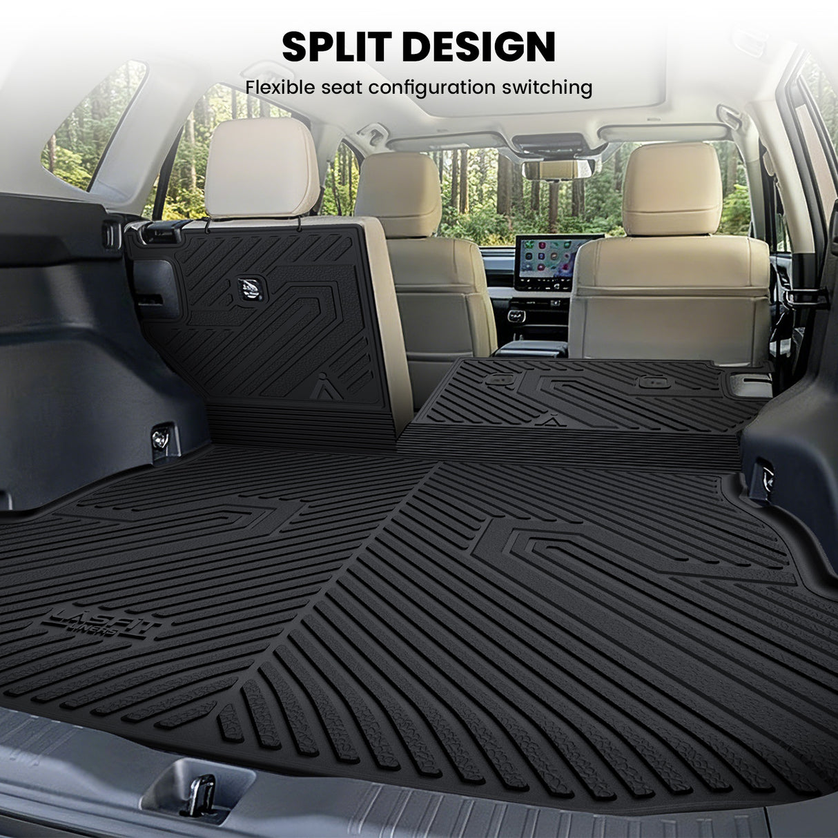 2026 Toyota RAV4 Hybrid PHEV Seatback & Cargo Mats Split Design
